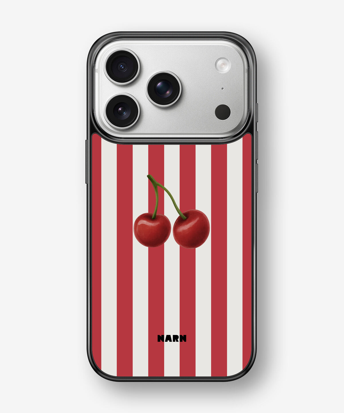 iPhone 17 Pro Hard Case – Cherry Stripes - View 1