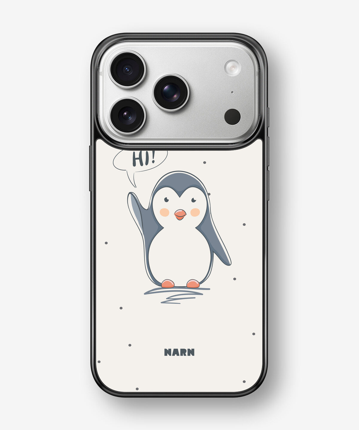 iPhone 17 Pro Max Hard Case – Cute Penguin iPhone 17 Pro Max Hard Case – Cute Penguin