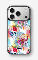 iPhone 17 Pro Hard Case – Flowered Skulls - View 1