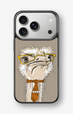 iPhone 17 Pro Hard Case – Hipster Ostrich - View 1