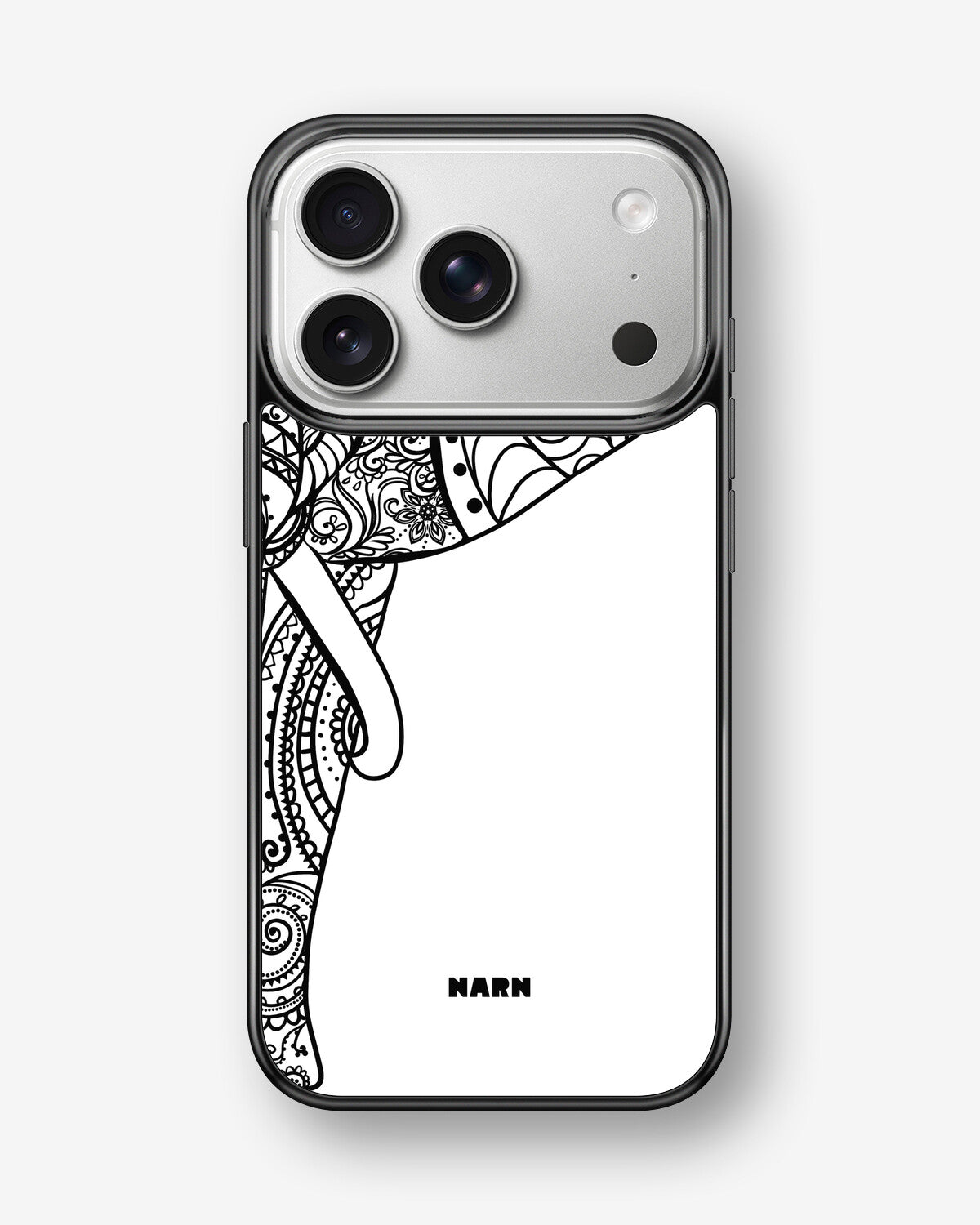iPhone 17 Pro Hard Case – Mandala Elephant - View 1