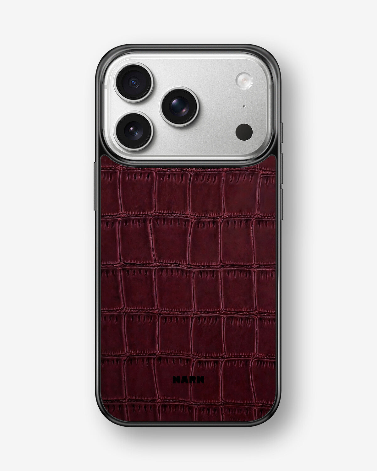 iPhone 17 Pro Hard Case – Rouge Croc - View 1