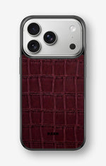 iPhone 17 Pro Hard Case – Rouge Croc - View 1