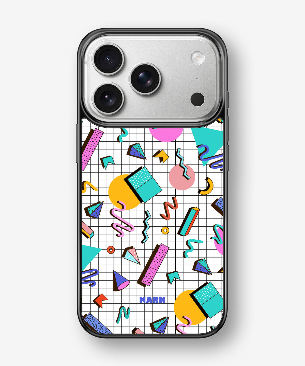 iPhone 17 Pro Max Hard Case – 80s Memphis - View 1