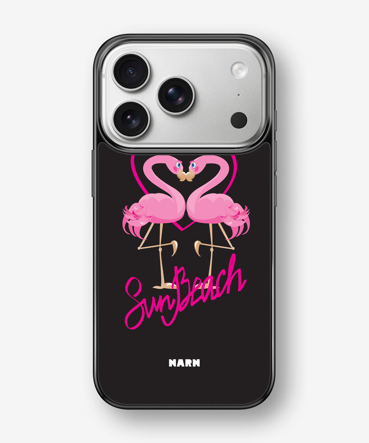 iPhone 17 Pro Max Hard Case – Beach Flamingo - View 1