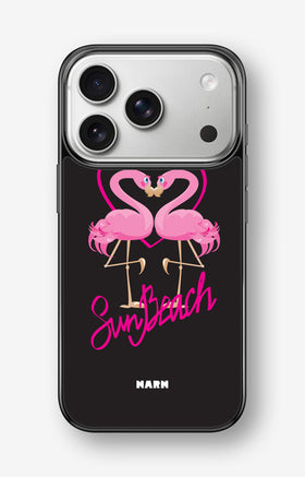 iPhone 17 Pro Max Hard Case – Beach Flamingo - View 1