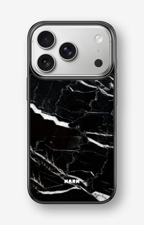 iPhone 17 Pro Max Hard Case – Black Marble - View 1