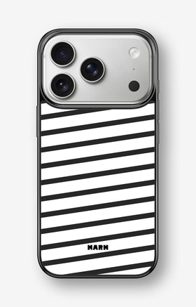 iPhone 17 Pro Max Hard Case – Black Stripes - View 1