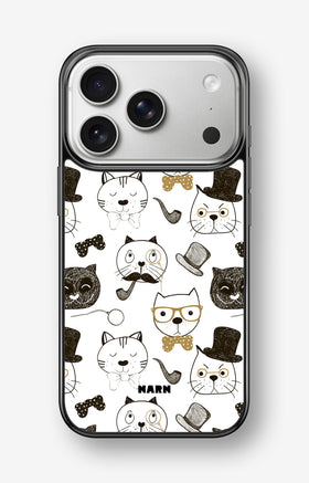 iPhone 17 Pro Max Hard Case – Cartoon Cats - View 1