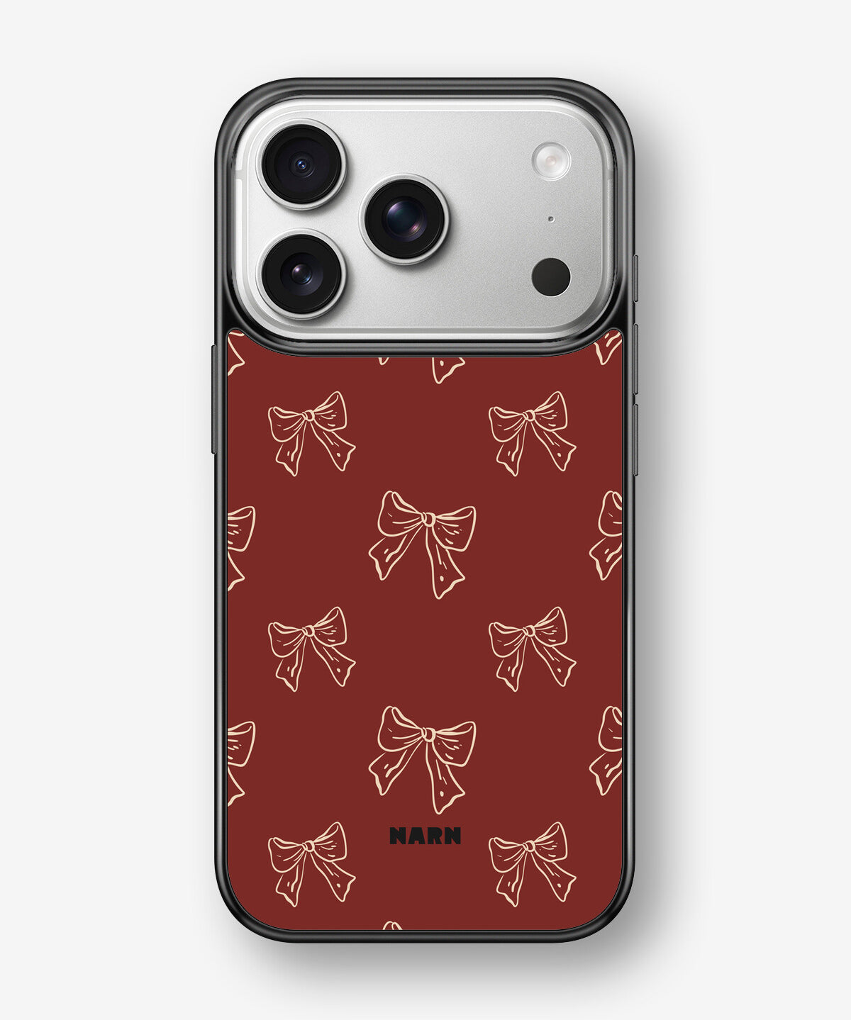 iPhone 17 Pro Max Hard Case – Cherry Bows - View 1