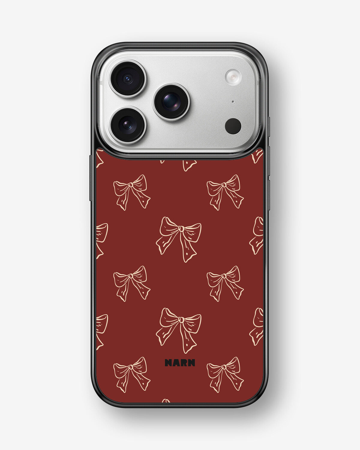iPhone 17 Pro Max Hard Case – Cherry Bows - View 1
