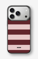 iPhone 17 Pro Max Hard Case – Cranberry Stripe - View 1