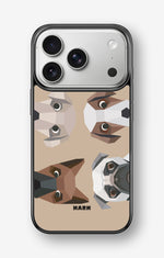 iPhone 17 Pro Max Hard Case – Cute Dogs - View 1