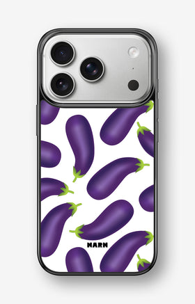iPhone 17 Pro Max Hard Case – Eggplant Pattern - View 1