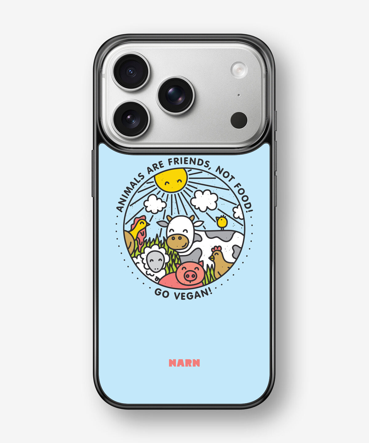 iPhone 17 Pro Max Hard Case – Friends, Not Food - View 1