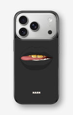 iPhone 17 Pro Max Hard Case – Golden Lips - View 1