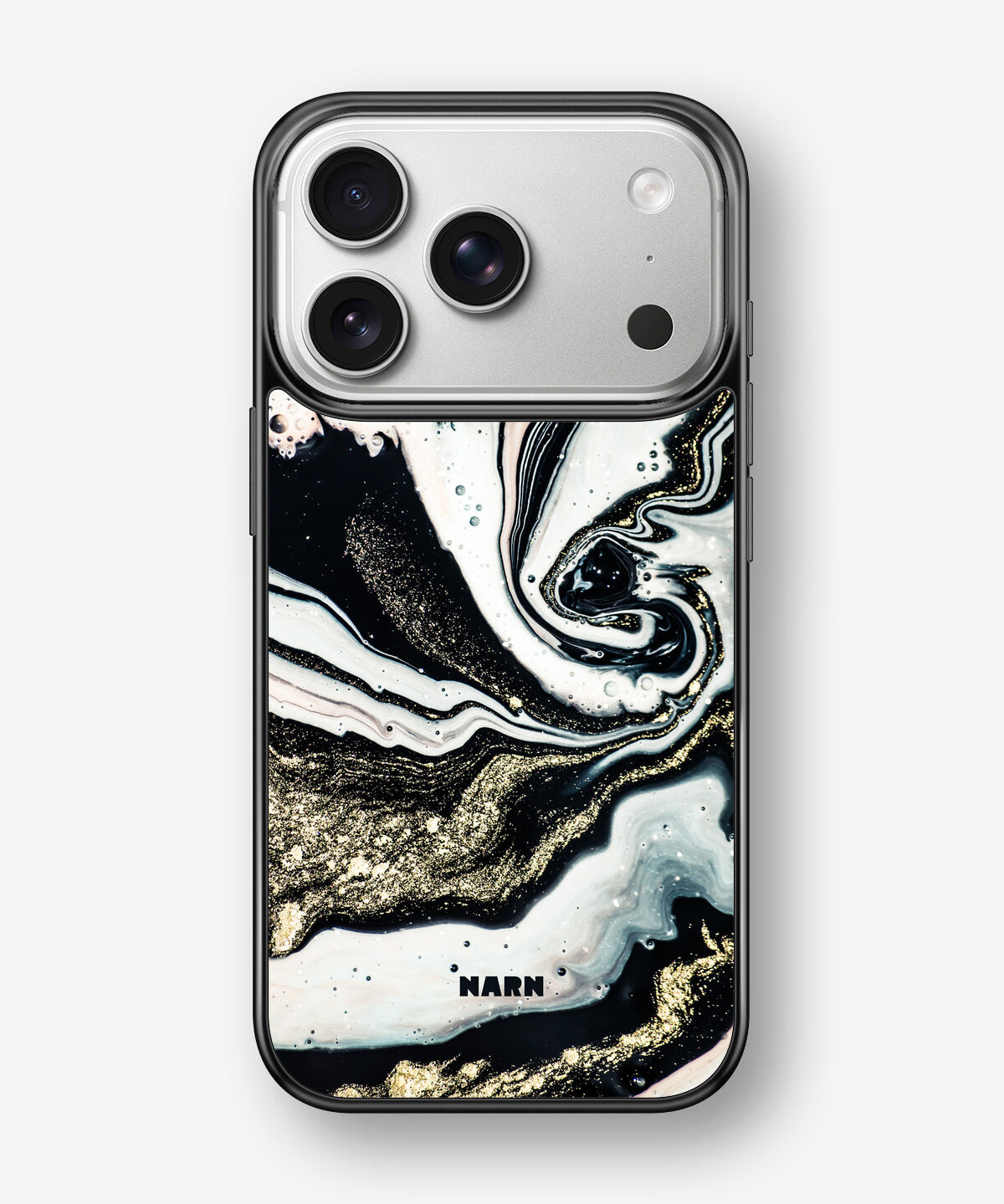 iPhone 17 Pro Max Hard Case – Golden Swirl - View 1