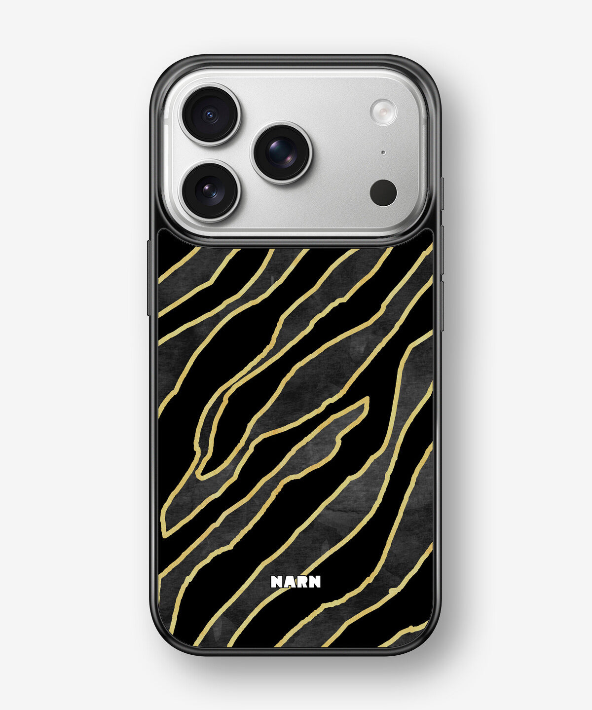 iPhone 17 Pro Max Hard Case – Golden Zebra - View 1