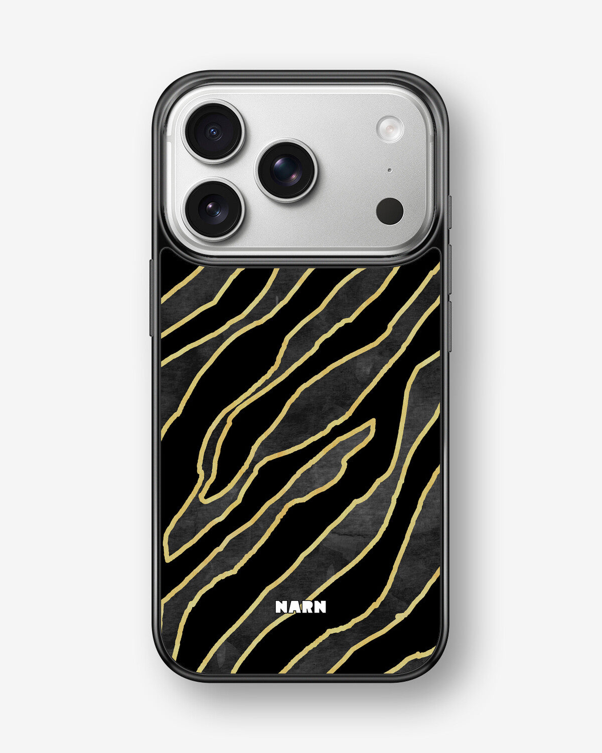 iPhone 17 Pro Max Hard Case – Golden Zebra - View 1