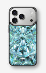 iPhone 17 Pro Max Hard Case – Green Crystals - View 1