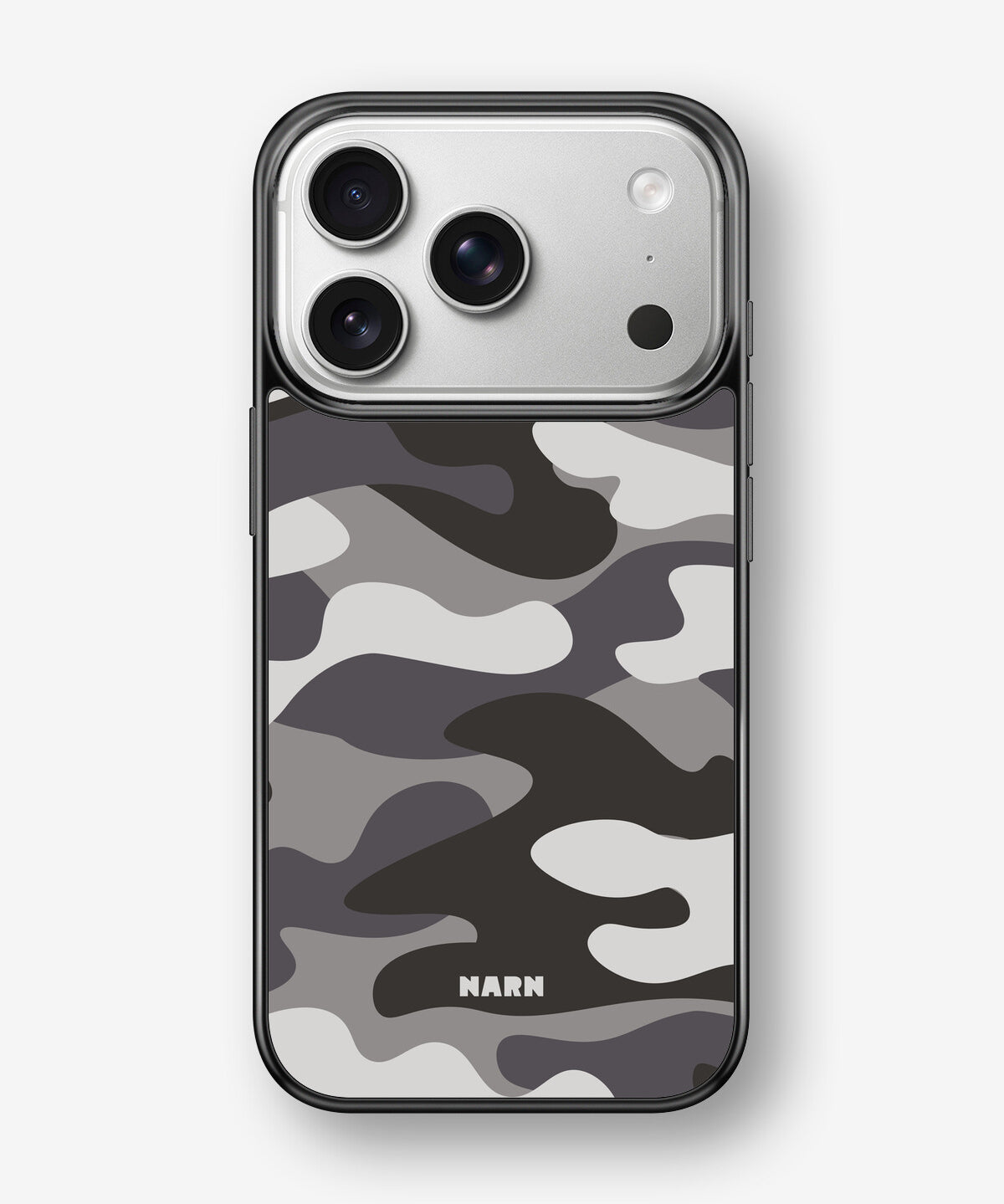 iPhone 17 Pro Max Hard Case – Grey Camo - View 1