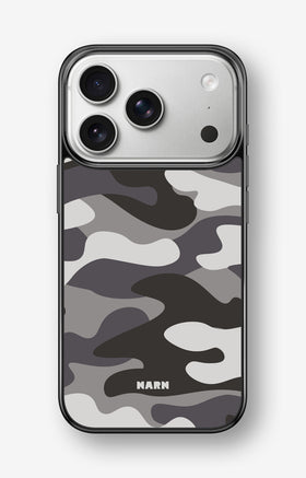 iPhone 17 Pro Max Hard Case – Grey Camo - View 1