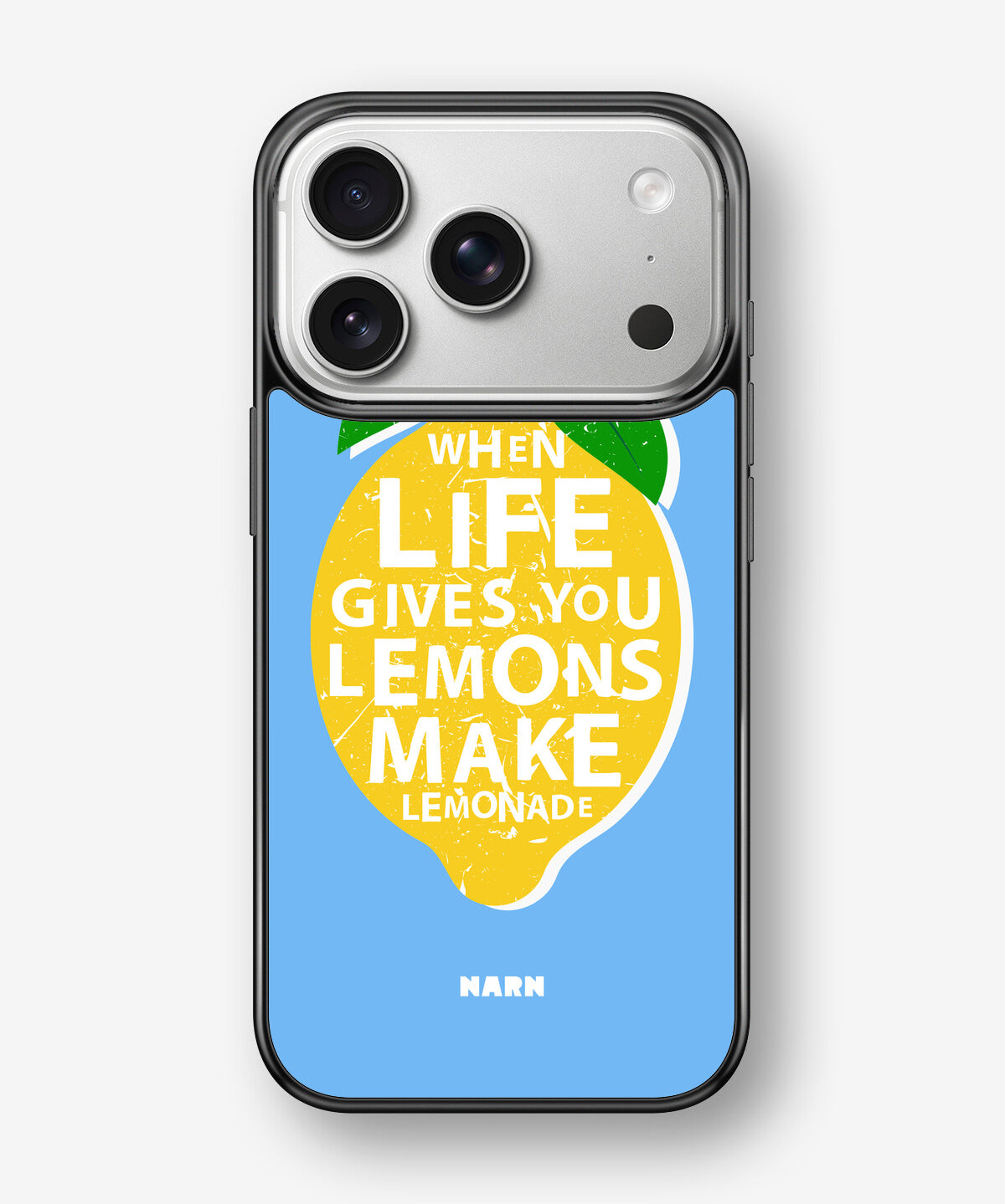 iPhone 17 Pro Max Hard Case – Lemon Quote - View 1