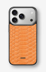 iPhone 17 Pro Max Hard Case – Orange Snake - View 1