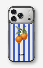 iPhone 17 Pro Max Hard Case – Orange Stripes - View 1