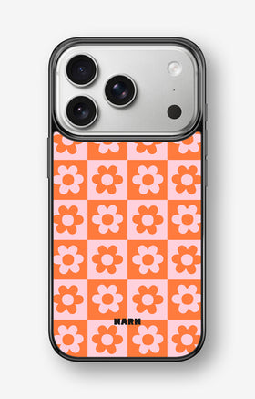 iPhone 17 Pro Max Hard Case – Peach Petals - View 1