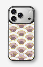iPhone 17 Pro Max Hard Case – Pink Marble Waves - View 1