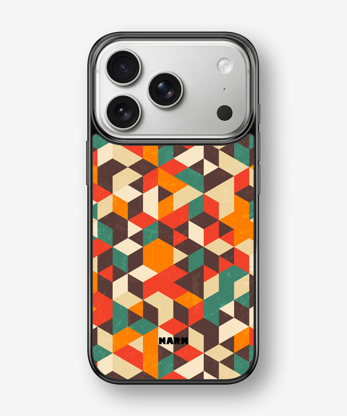 iPhone 17 Pro Max Hard Case – Retro Geometric - View 1