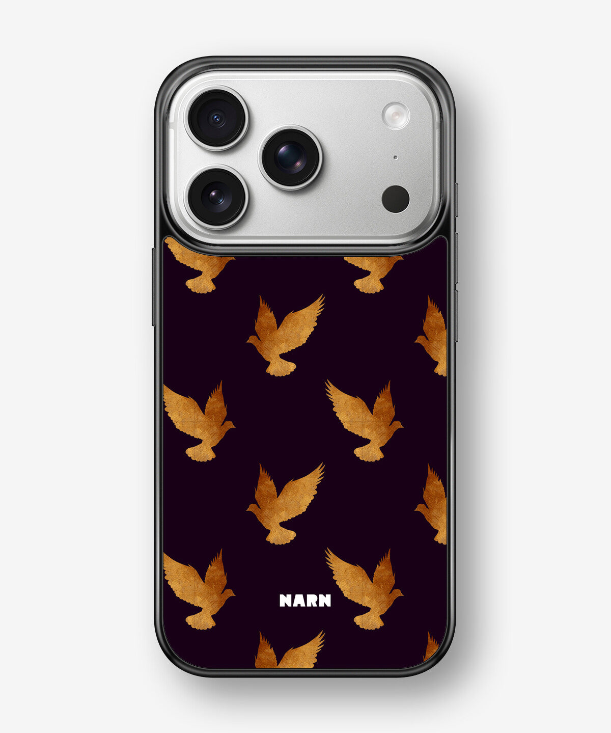 iPhone 17 Pro Max Hard Case – Royal Doves - View 1