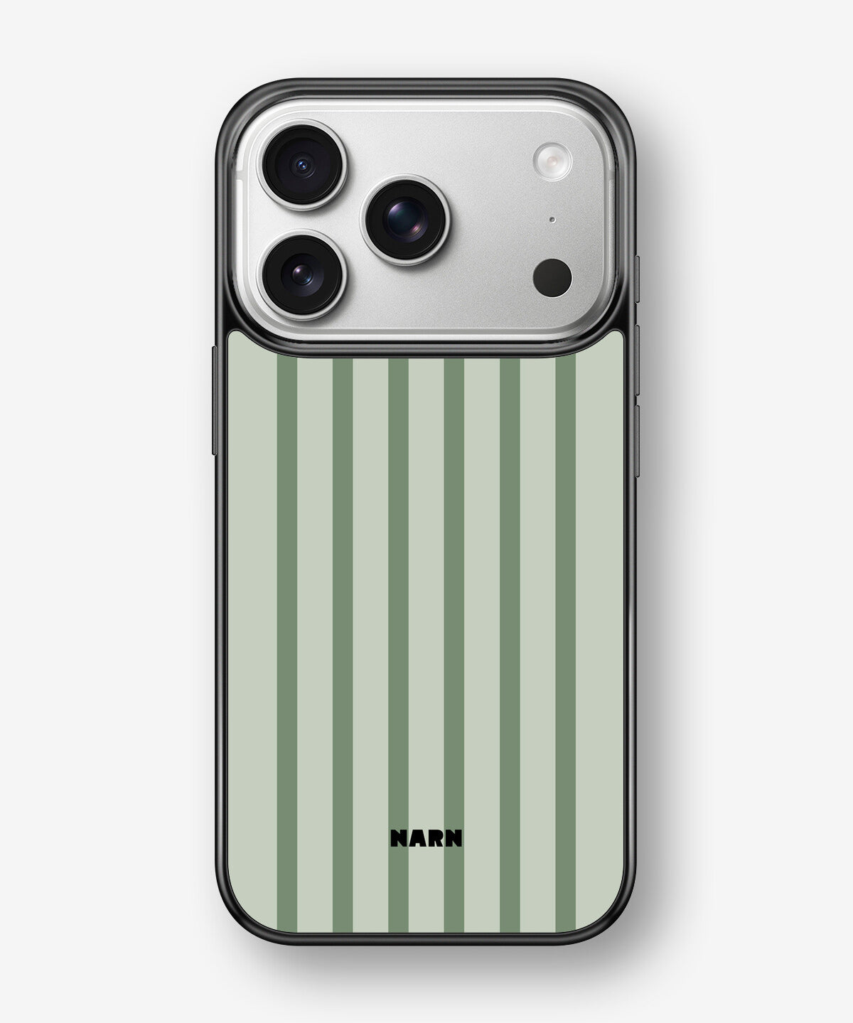 iPhone 17 Pro Max Hard Case – Sage Stripes - View 1