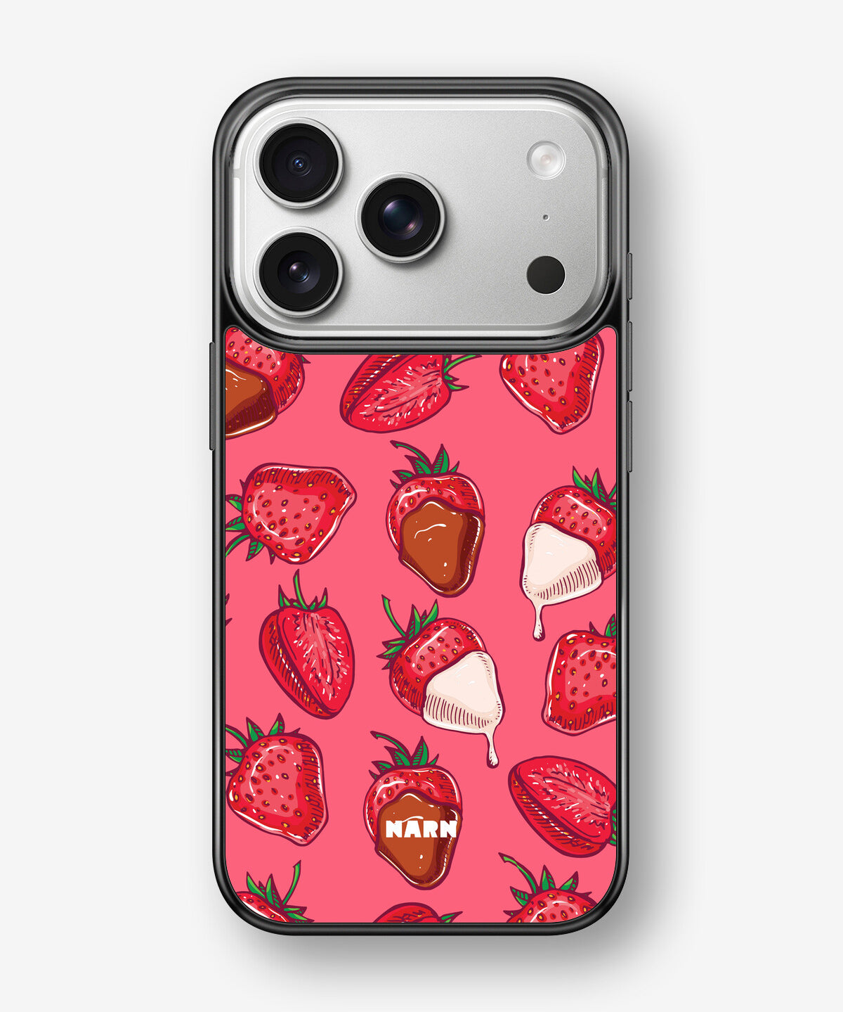 iPhone 17 Pro Max Hard Case – Strawberry Chocolate - View 1