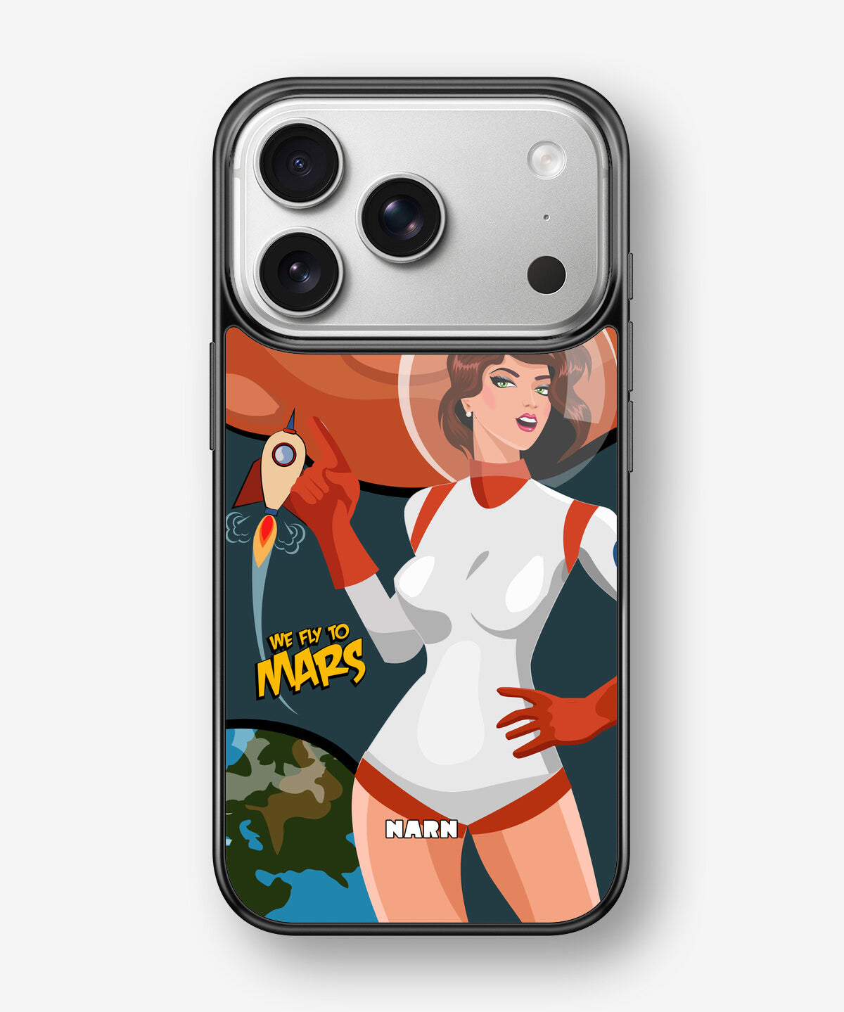 iPhone 17 Pro Max Hard Case – We Fly To Mars - View 1