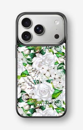 iPhone 17 Pro Max Hard Case – White Bloom - View 1