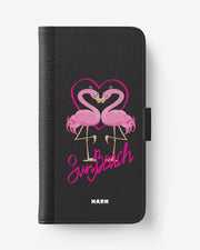 iPhone 17 Wallet Case - Beach Flamingo - View 1