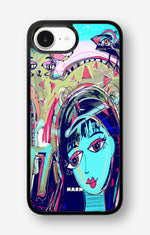 iPhone 17e Hard Case – Abstract Cat - View 1
