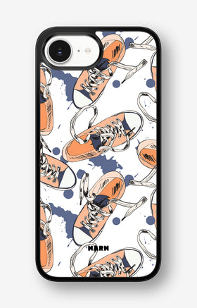 iPhone 17e Hard Case – Apricot Sneakers - View 1