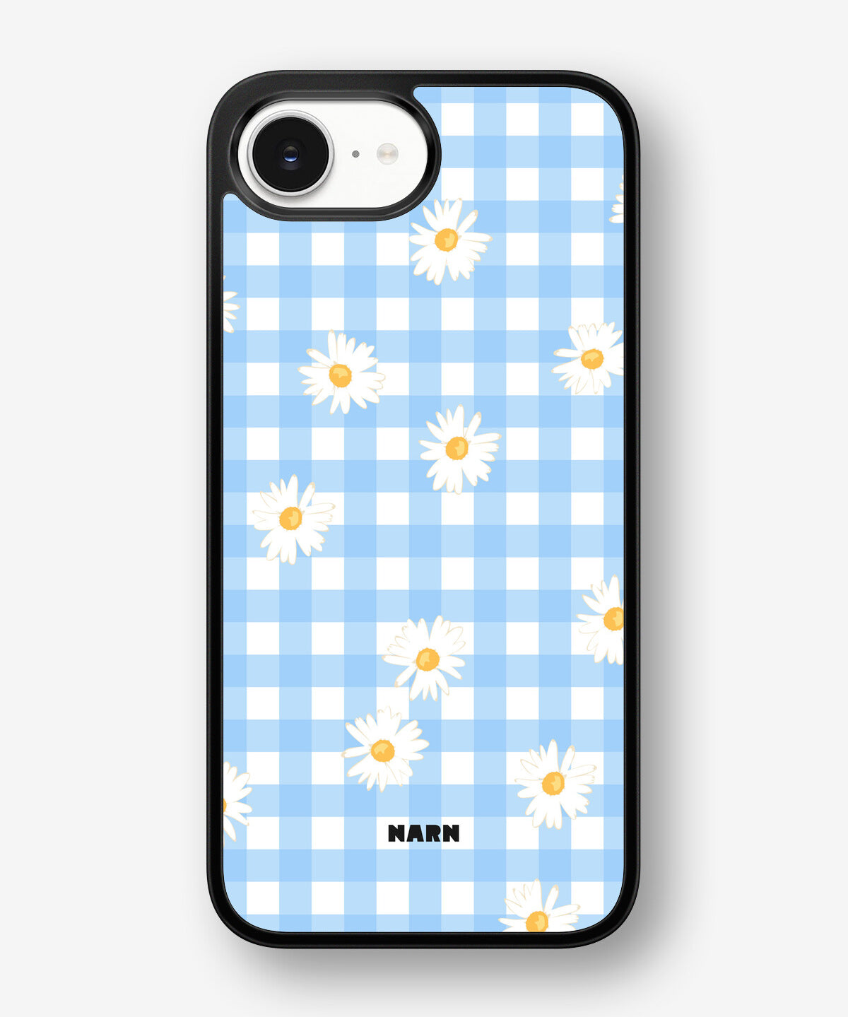iPhone 17e Hard Case – Blue Daisies - View 1