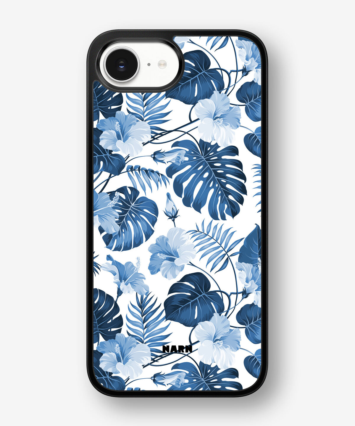 iPhone 17e Hard Case – Blue Tropics - View 1