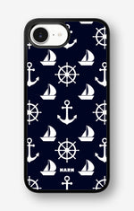 iPhone 17e Hard Case – Deep Blue Voyage - View 1