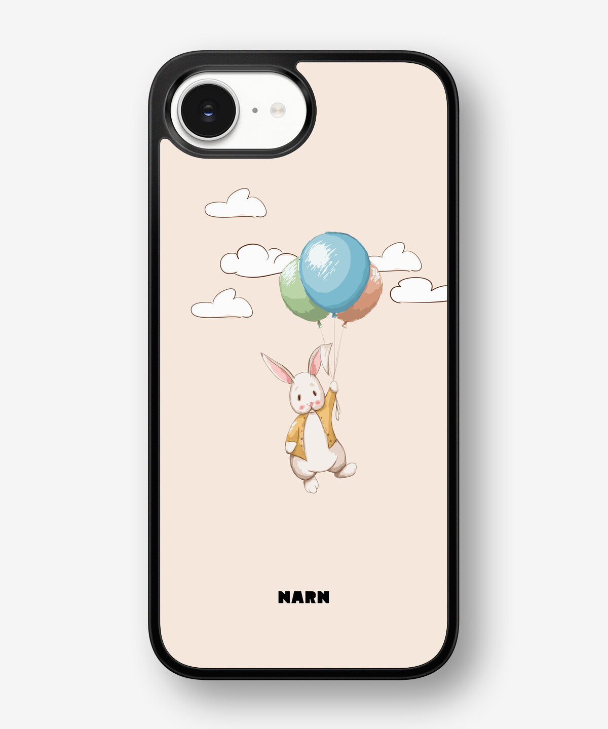 iPhone 17e Hard Case – Flying Rabbit - View 1