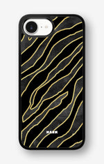 iPhone 17e Hard Case – Golden Zebra - View 1