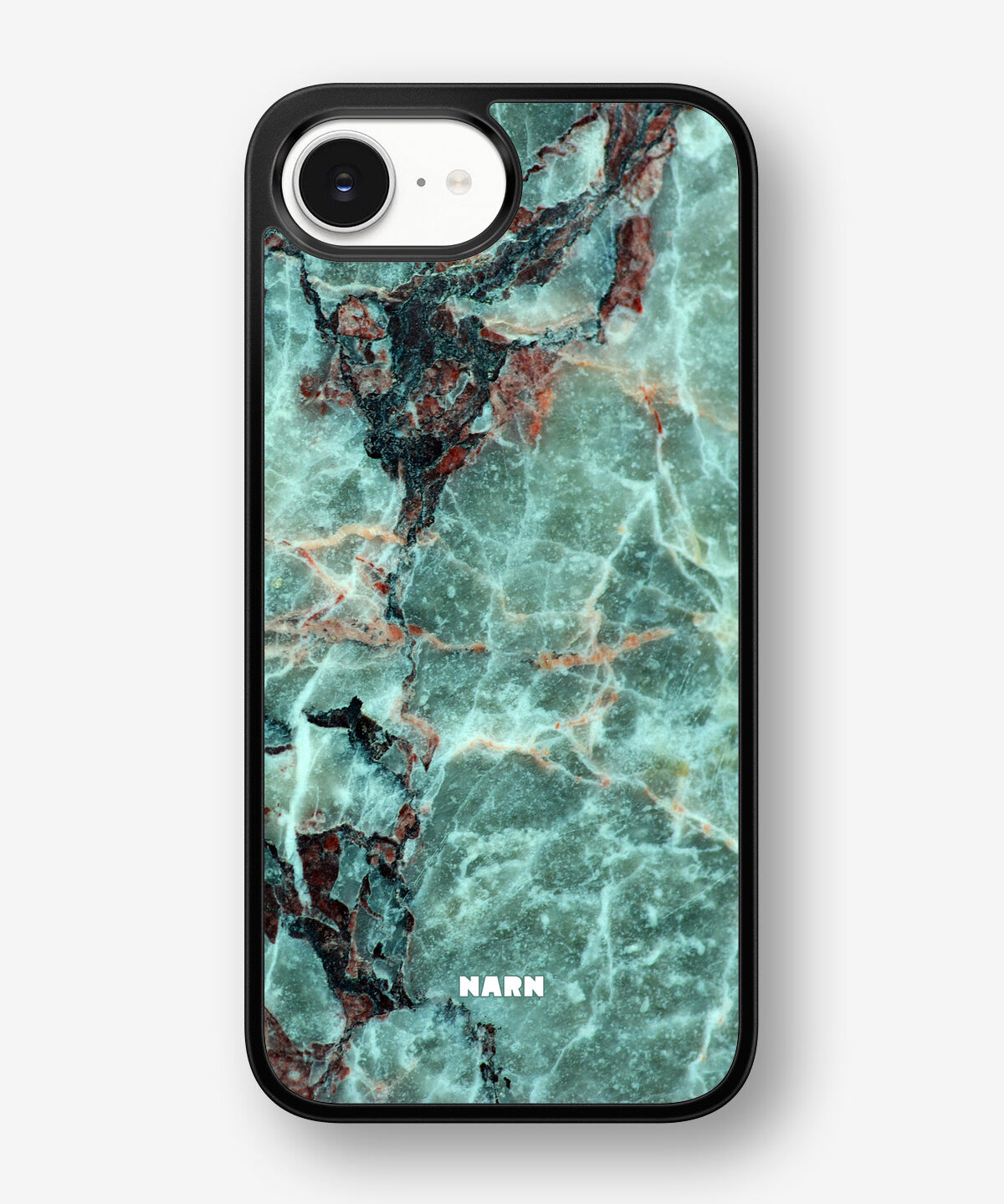 iPhone 17e Hard Case – Green Marble - View 1