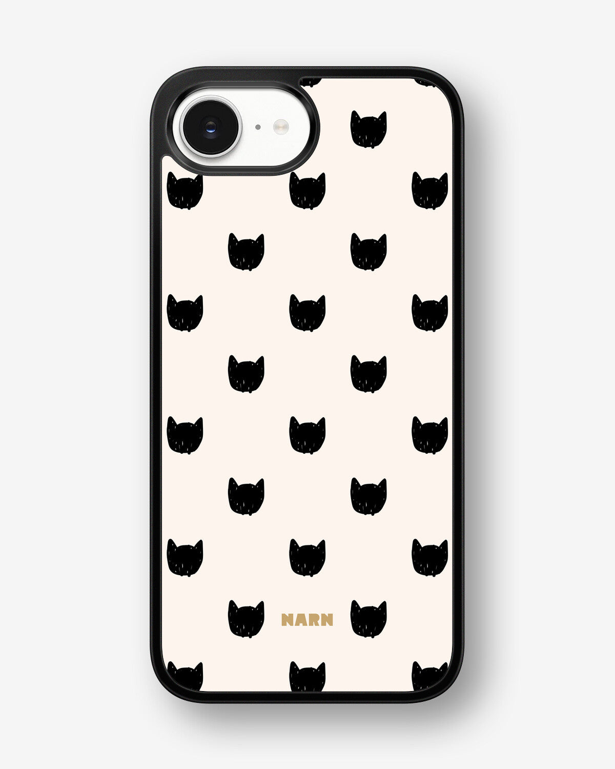 iPhone 17e Hard Case – Kitty Dots - View 1