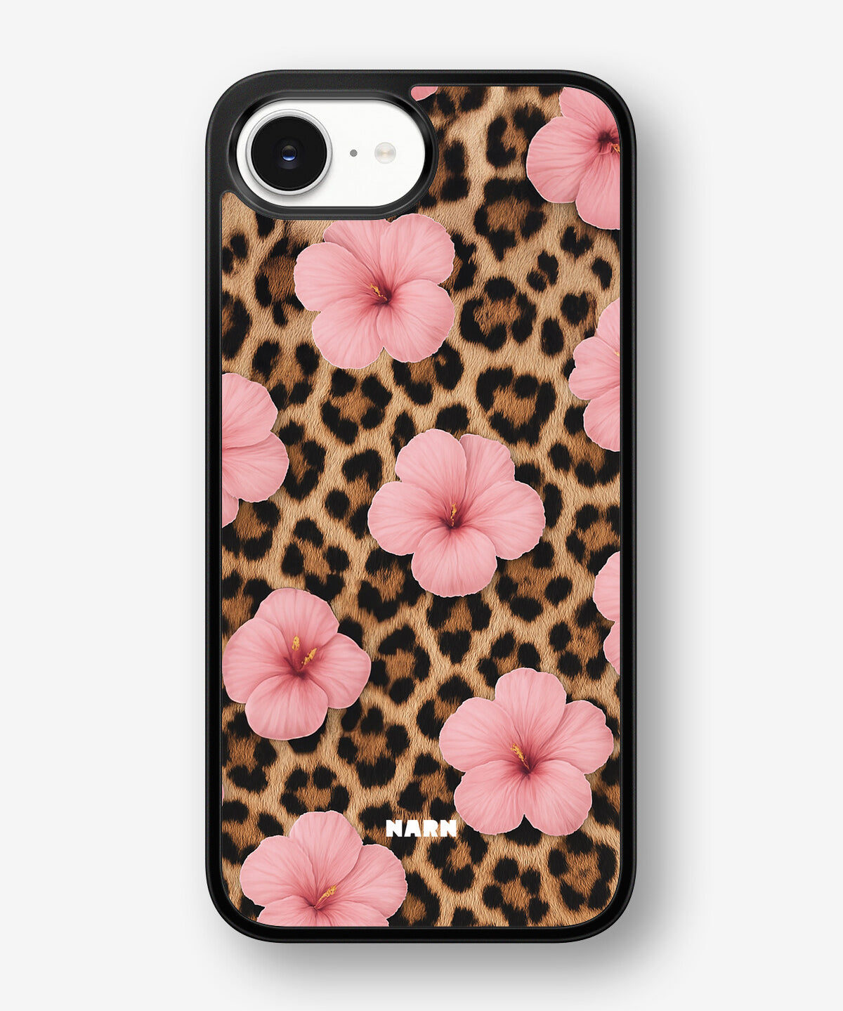 iPhone 17e Hard Case – Leopard Flower - View 1