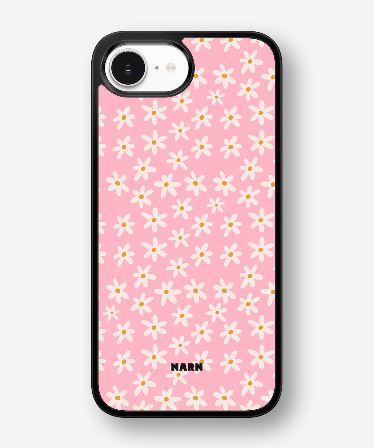 iPhone 17e Hard Case – Pink Daisy - View 1