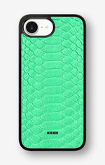 iPhone 17e Hard Case – Turquoise Snake - View 1
